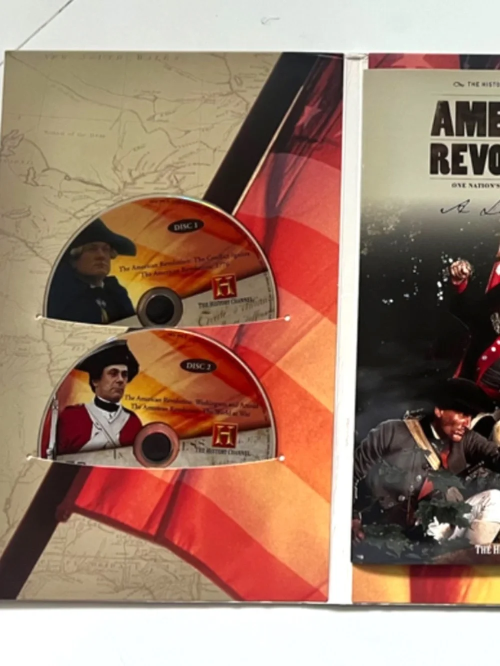 The American Revolution by The History Channel 5 DVD Set w Booklet + Poster 2005